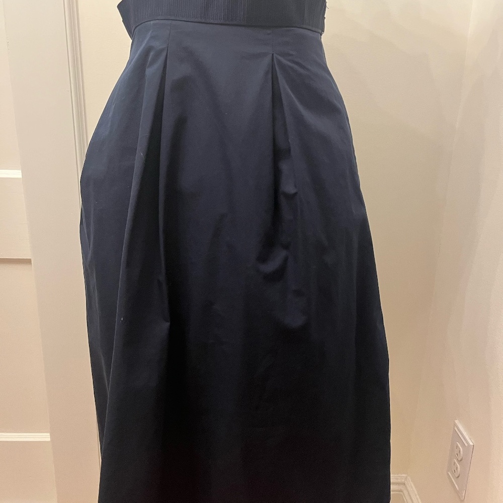 COTTON MIDI SKIRT